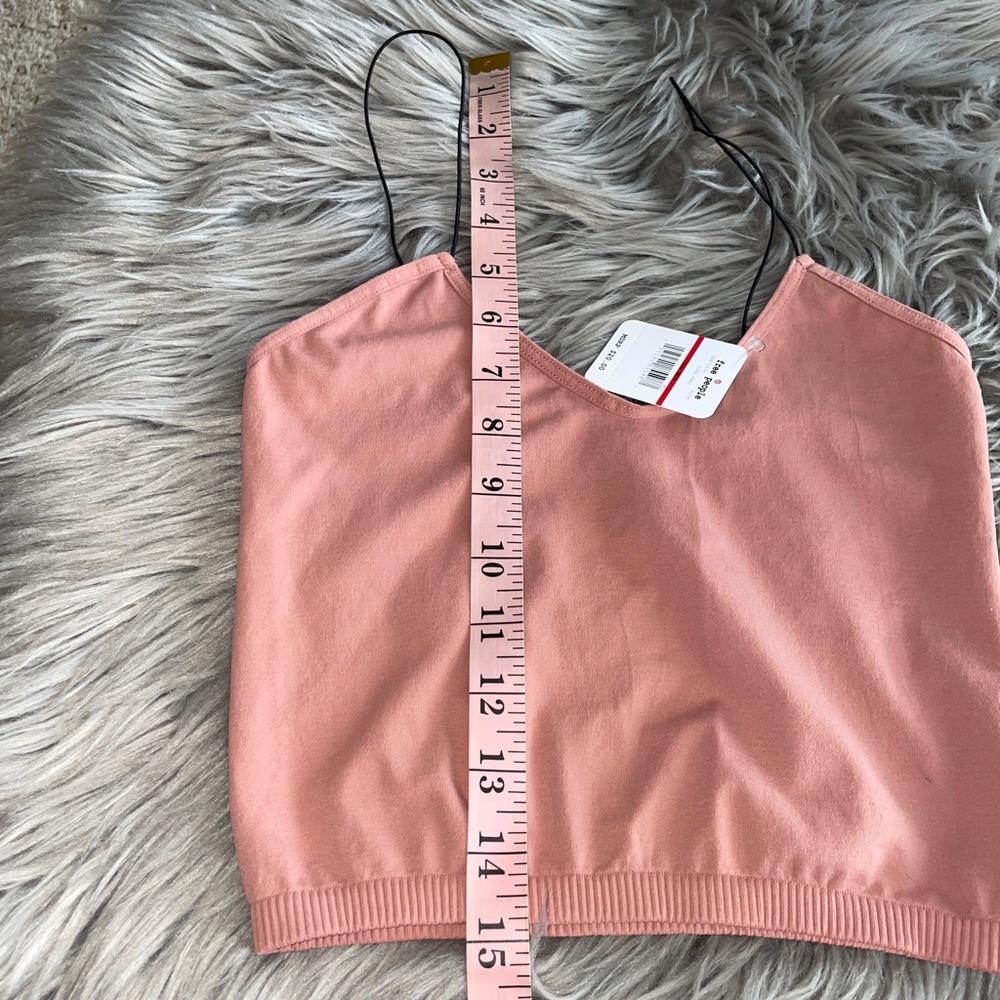 NWT Free People Intimately Free FP Skinny Strap Seamless Brami Iced Chai XS/S - Picture 7 of 7